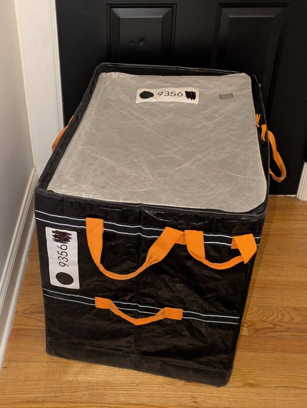 Giant zippered tote bag, xl storage bag - Picture 7 of 11